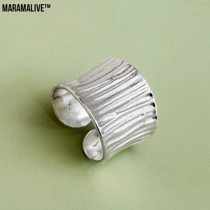 Wide Irregular Ring