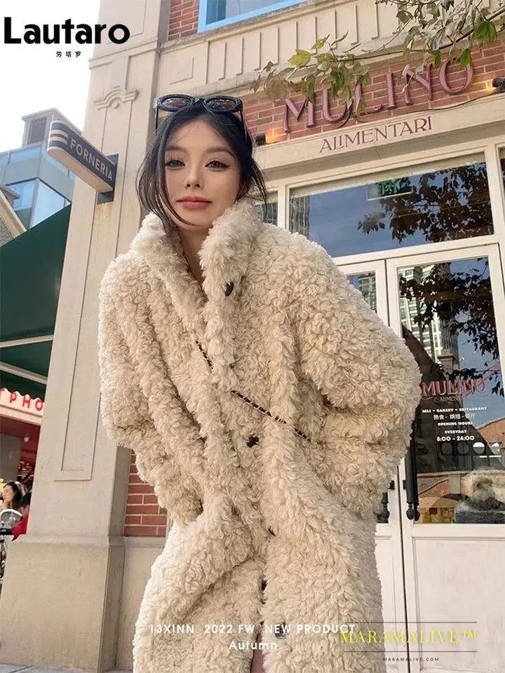 Winter Long Loose Casual Soft Thick Warm Fluffy Black Faux Fur Coat Women Stand Collar Hairy Furry Fuzzy Overcoat 2023