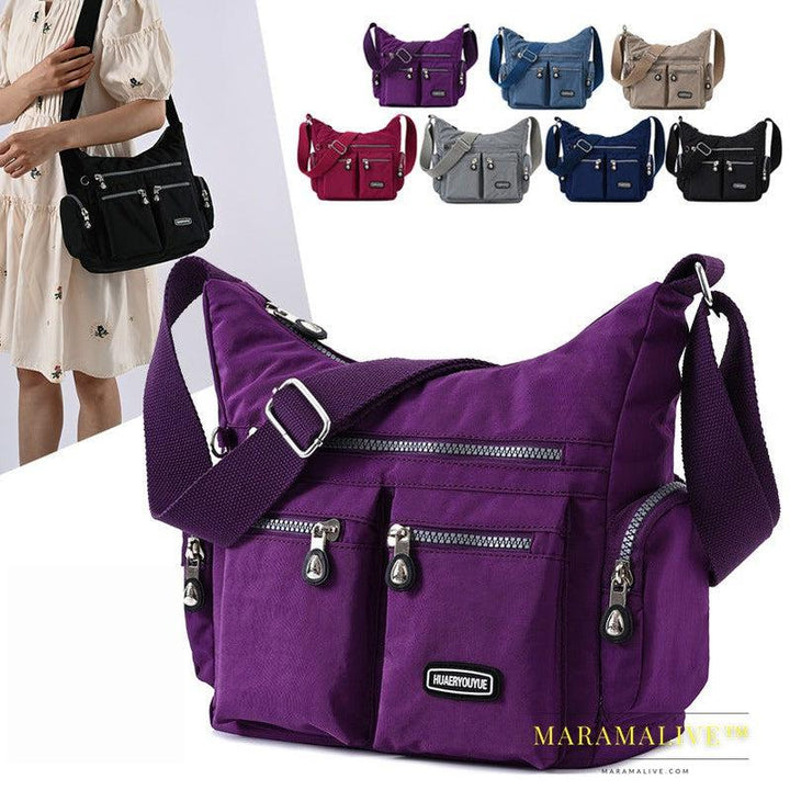 Women Shoulder Bags Multiple Pockets Waterproof Crossbody Bags