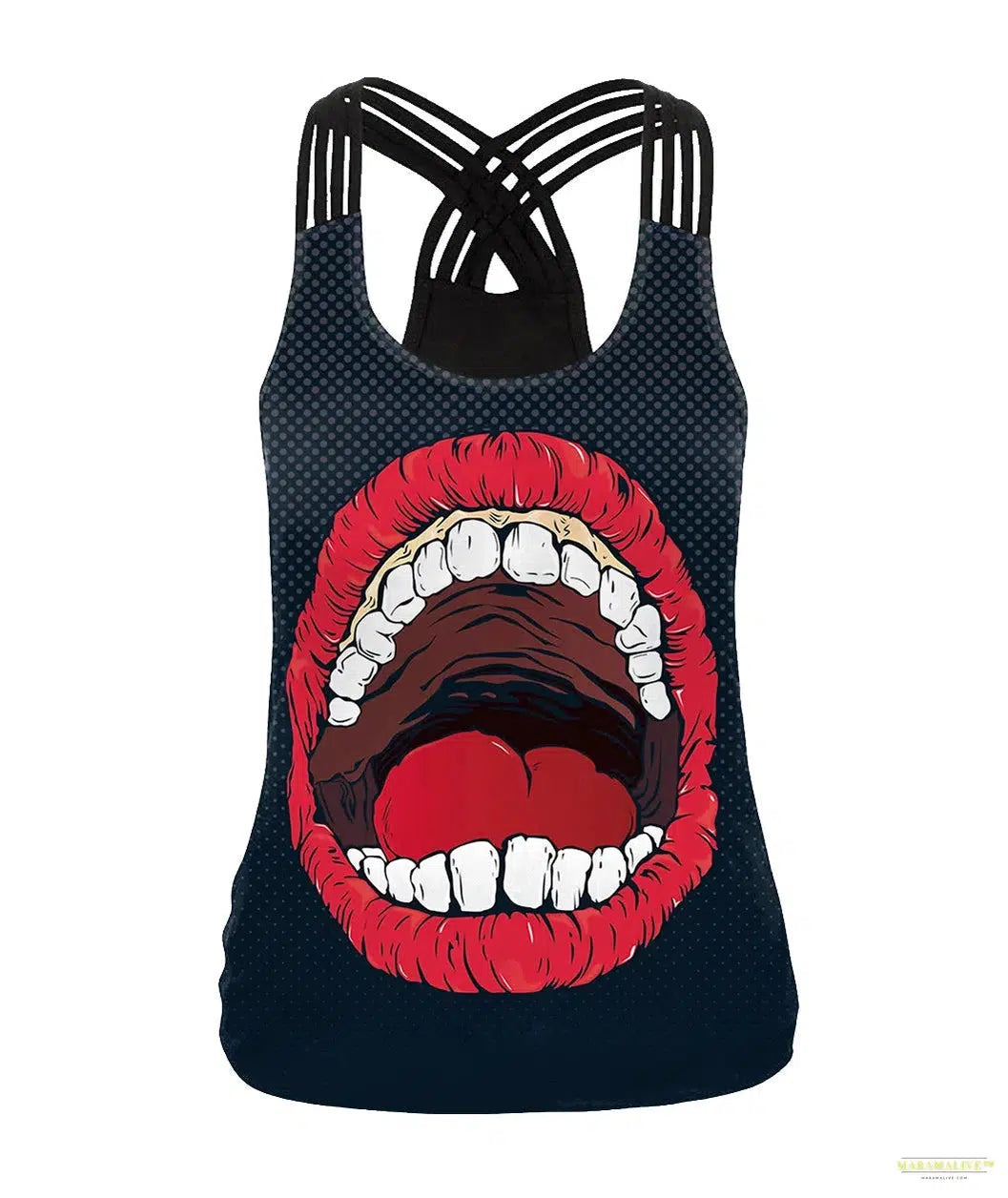 Women Slim Black Tee Gothic Style Skeleton Print Vest Tank Tops Sleeveless Women Halloween Sleeveless Tops Tee