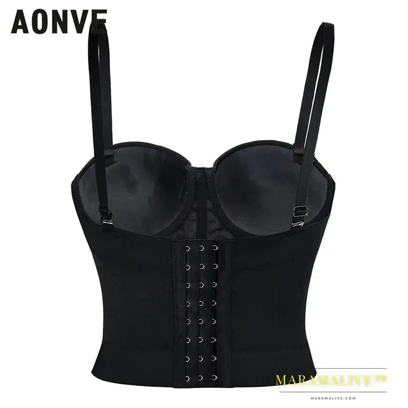 Women Steampunk Corset Black Gothic Bustiers Faux Leather Tank Tops Bodice In Underwire Cup Outfits Corsage Plus Size