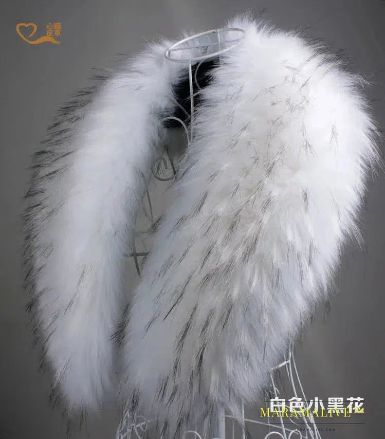 Women new faux fox fur collar multicolor shawl collar fur female fashion autumn and winter warm shawl scarves