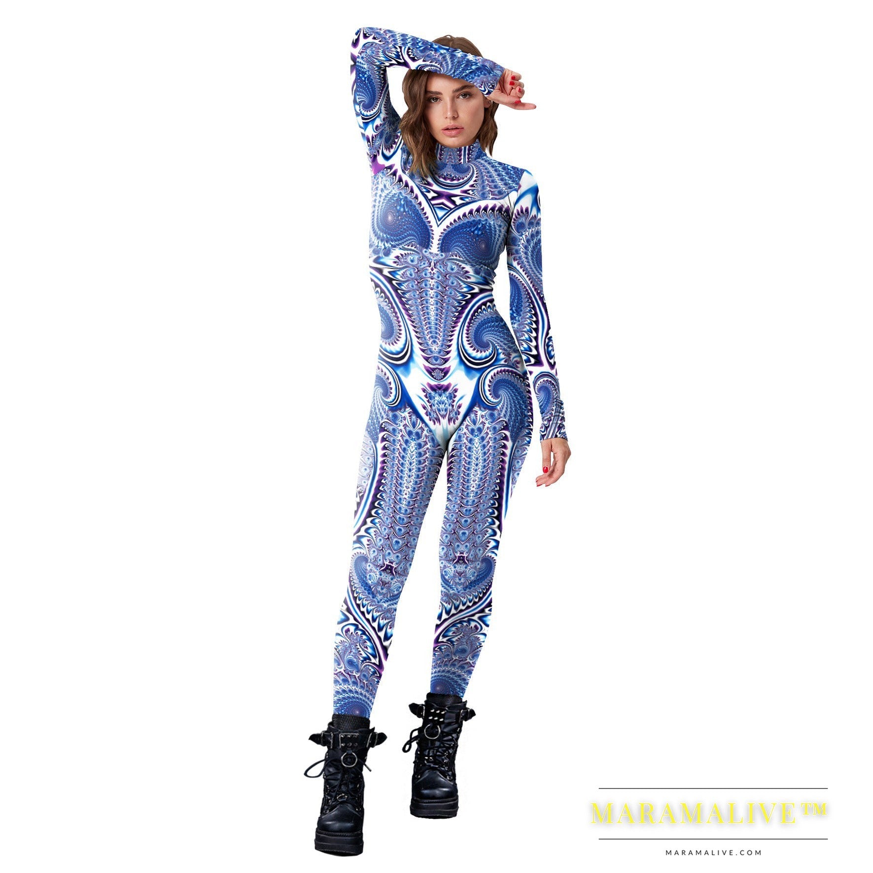 Women's Digital Printing One-piece Suit