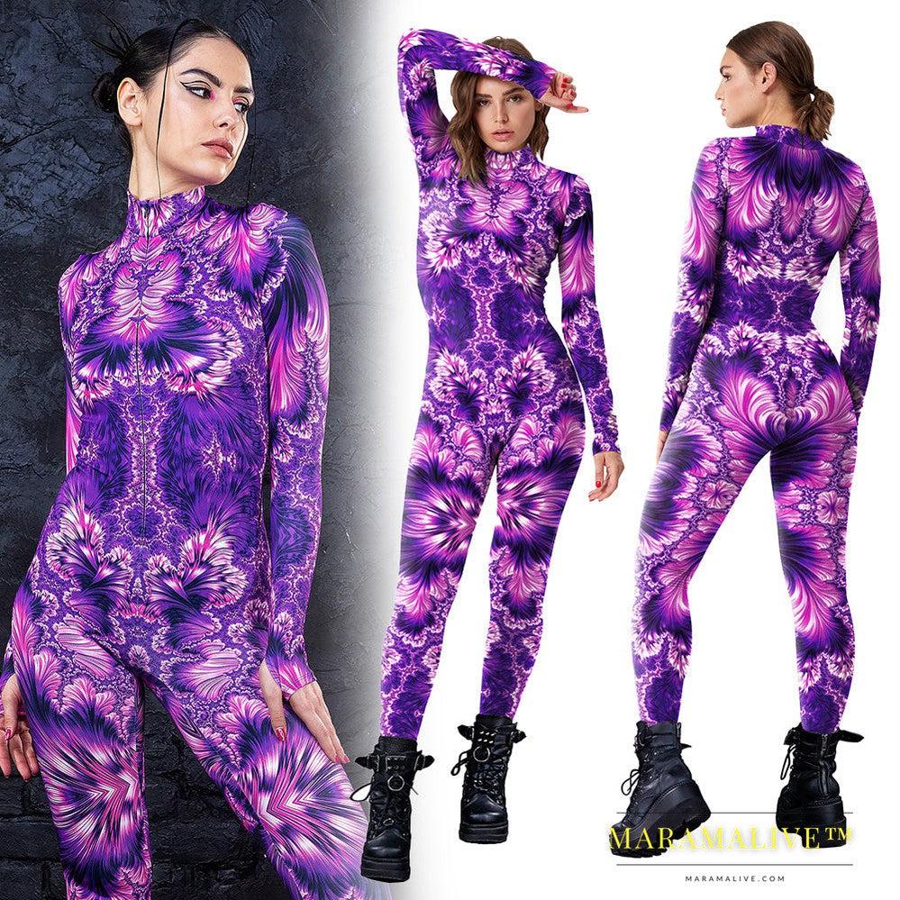 Women's Digital Printing One-piece Suit