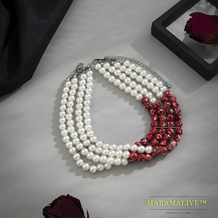 Women's Fashion Gothic Pearl Necklace