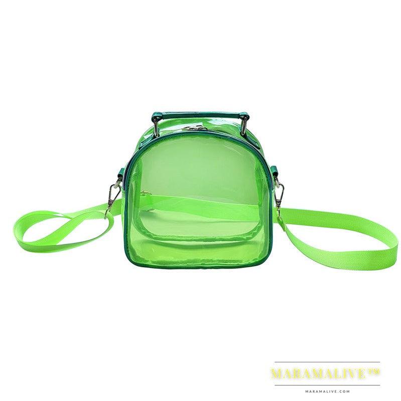 Women's Fashion Laser Transparent Single Shoulder Crossbody Bag