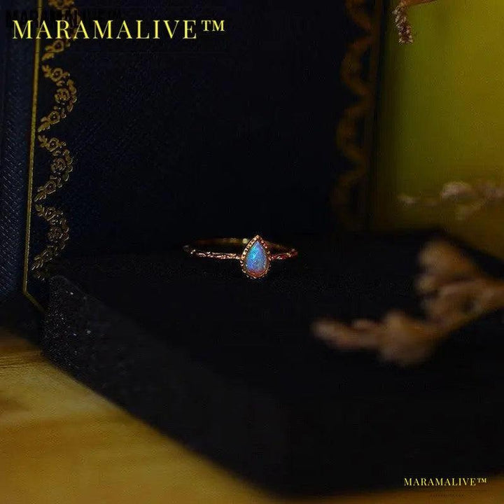 Women's Fashion Vintage Opal Ring