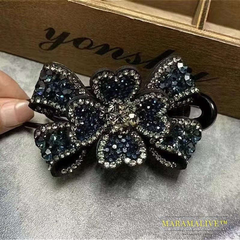 Women's Fashionable Temperamental All-match Simple Rhinestone Barrettes