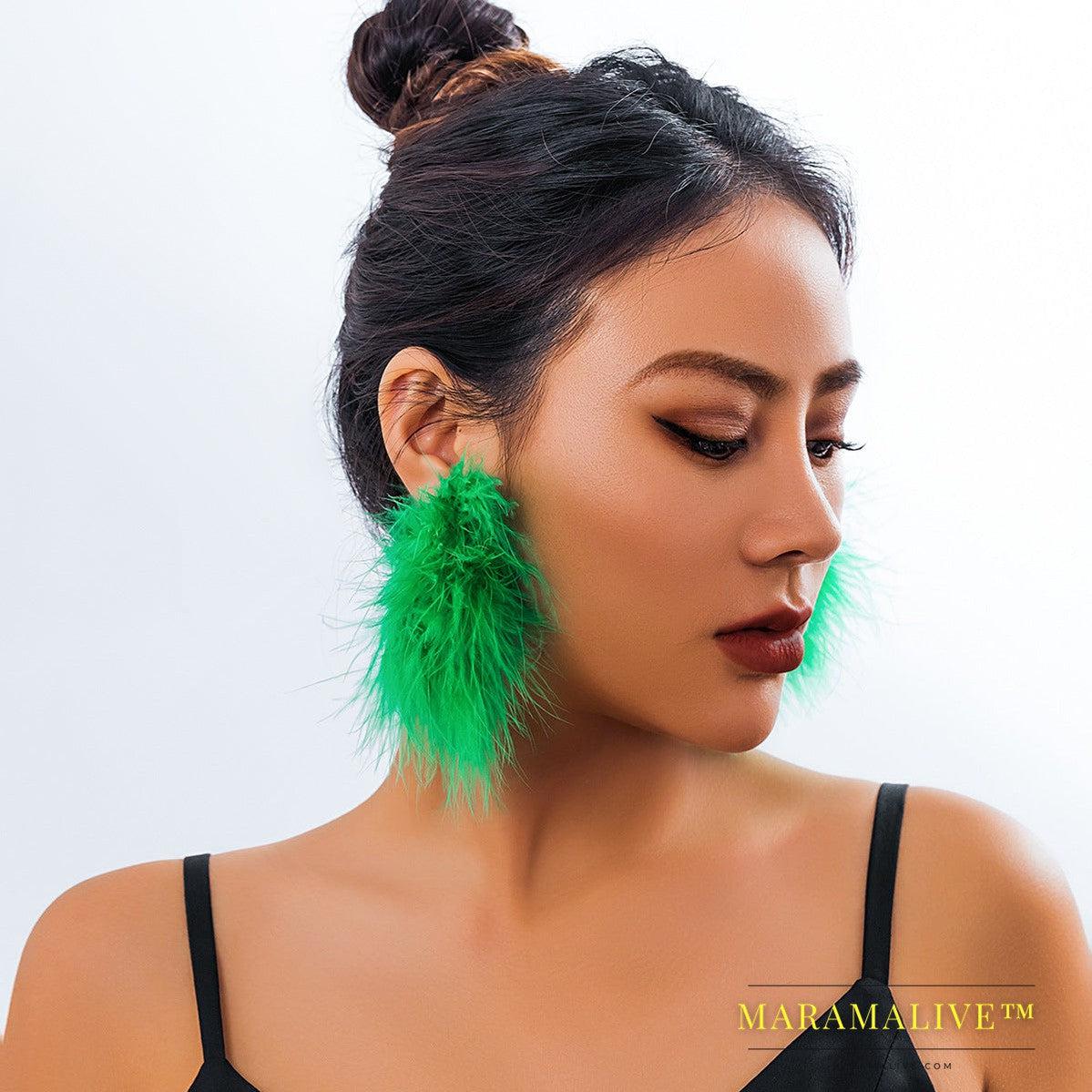 Women's Feather Earrings