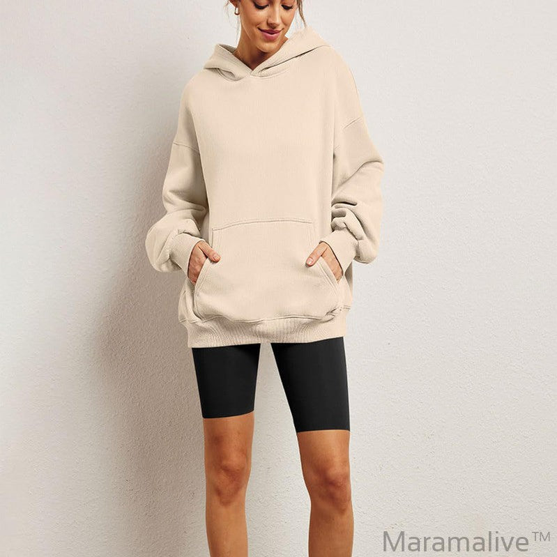 Women's Oversized Hoodies Fleece Loose fit Sweatshirt