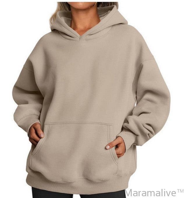 Women's Oversized Hoodies Fleece Loose fit Sweatshirt