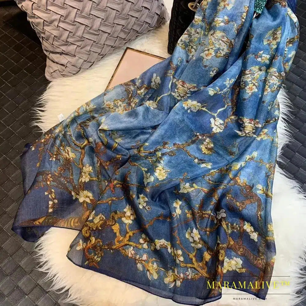 Women's Silk Shawl Scarves - Exquisite, Silky Elegance