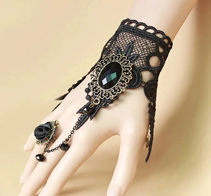 Women's Vintage Steampunk Bracelet Gloves