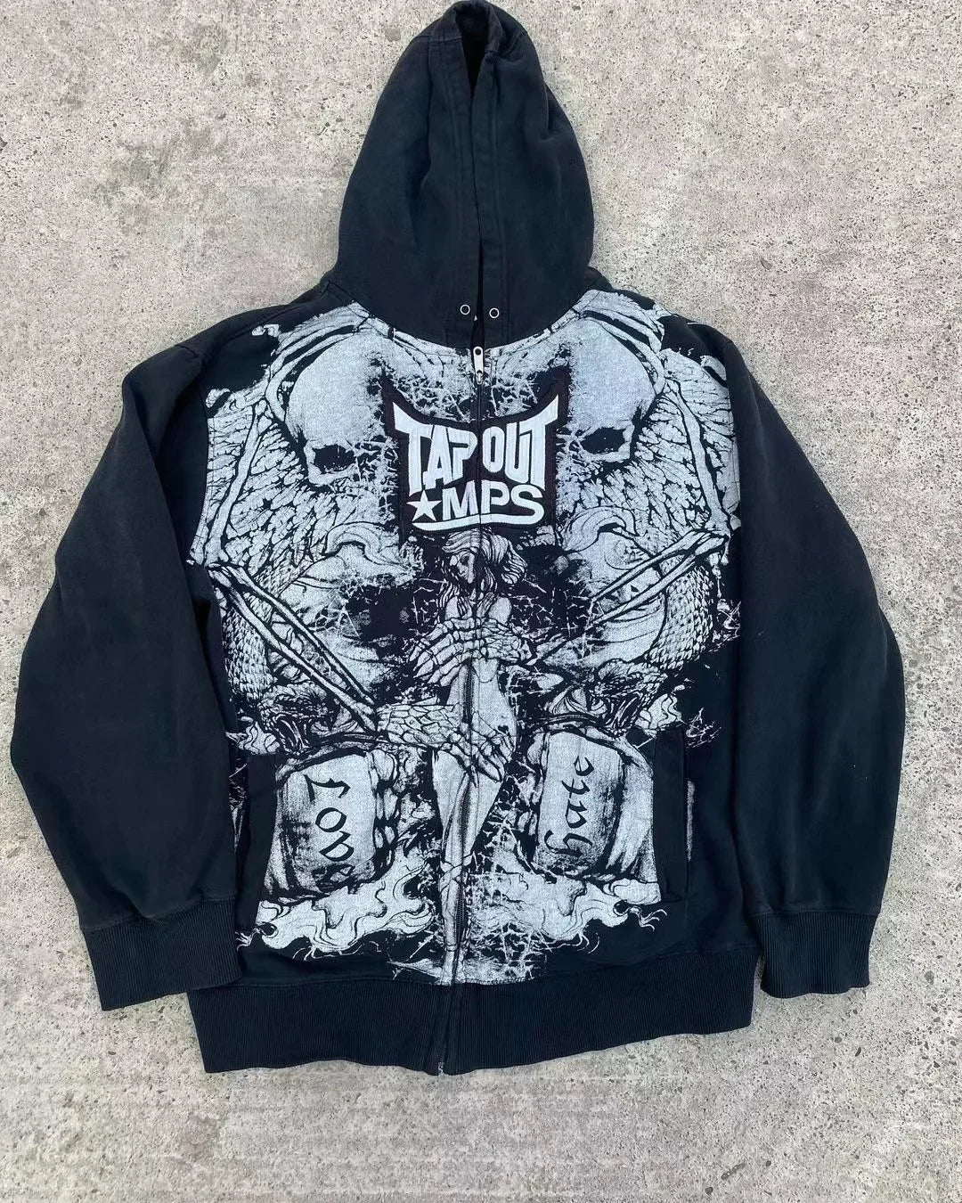 Y2k Hoodie High Quality Gothic Skull Printing Hip Hop Casual Sweatshirt Women Men Selling Personality Retro Hoodies Streetwear