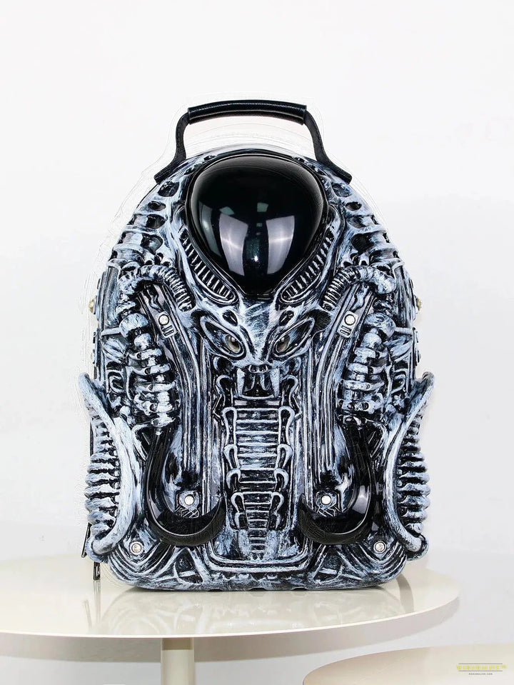 Y2k fashion unique special-shaped motorcycle backpack special-shaped war iron warrior street punk personality creative tide cool