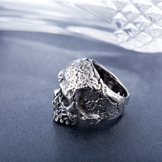 A New Vintage Gothic Skull Men's Titanium Steel Ring by Maramalive™ for fashion women.