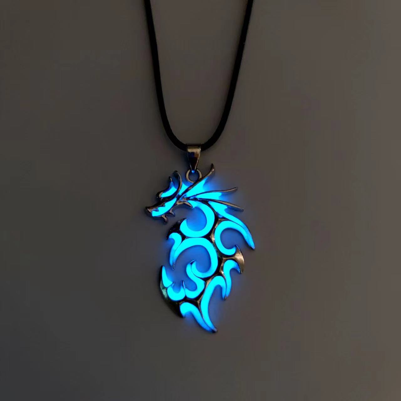 Look good and glow with this Maramalive™ Luminous Dragon Necklace.