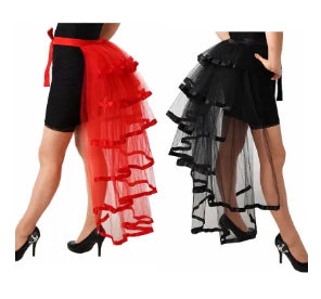 Stage Performance Game Dress Up Lace-up Pettiskirt Half-page Skirt Multi-color Free Size Lingerie