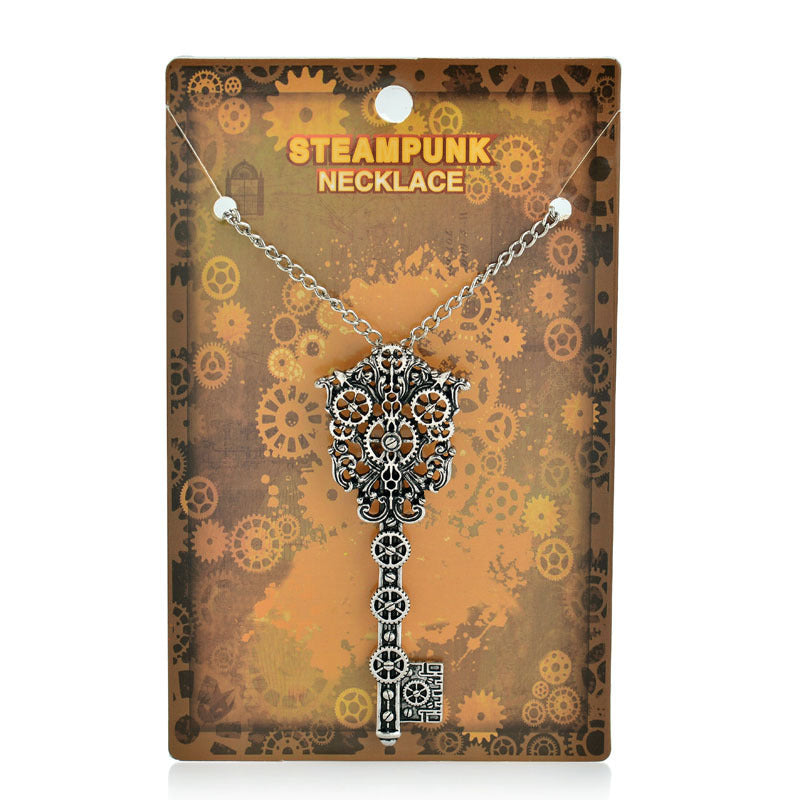 Maramalive™ Steampunk Vintage Gear Key Necklace.