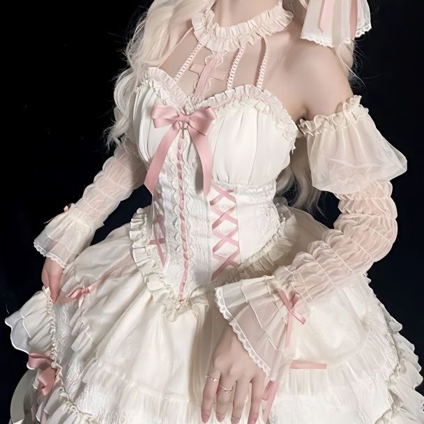 Dark Goth Doll Lolita Halter Dress