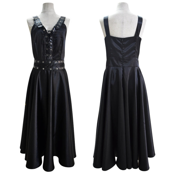 A Maramalive™ Vintage Gothic Dress with a touch of Victorian cult couture.