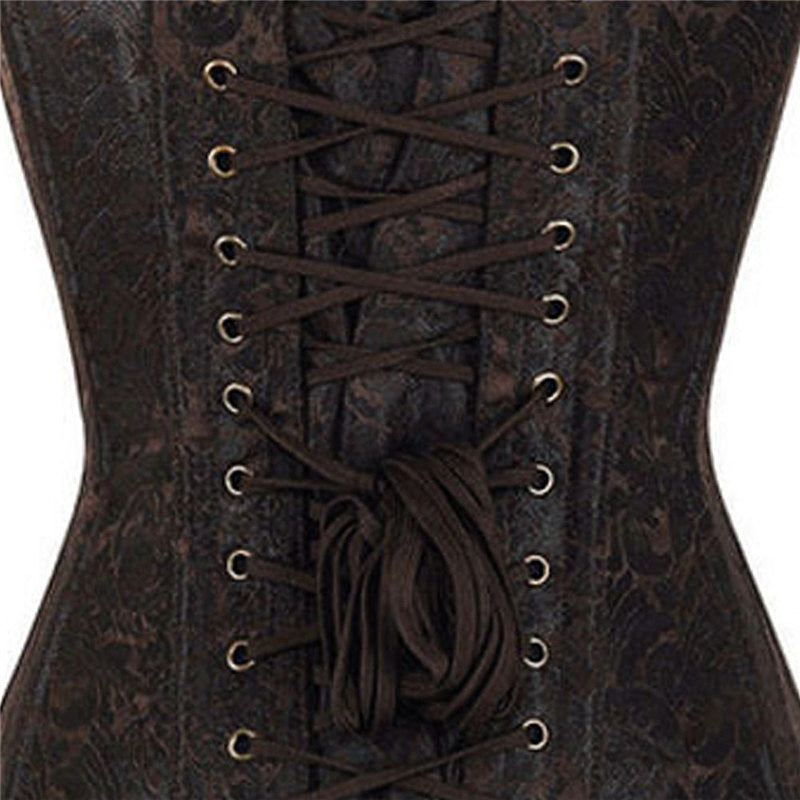 A Maramalive™ Steampunk Chain Shapewear Vest - Retro Gothic Corset