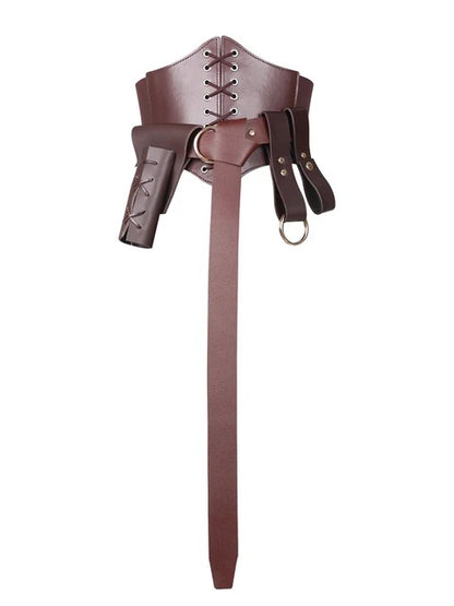 Retro Wide Belt Knight Armor Viking Costume Props