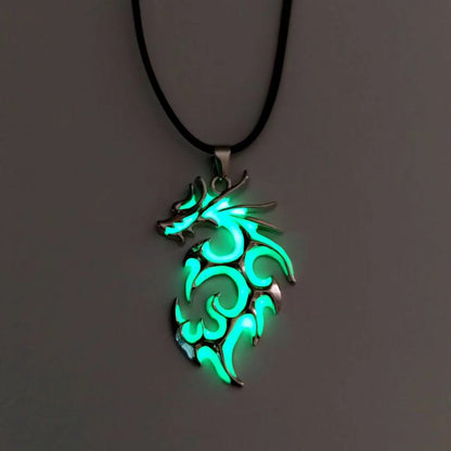 Look good and glow with this Maramalive™ Luminous Dragon Necklace.