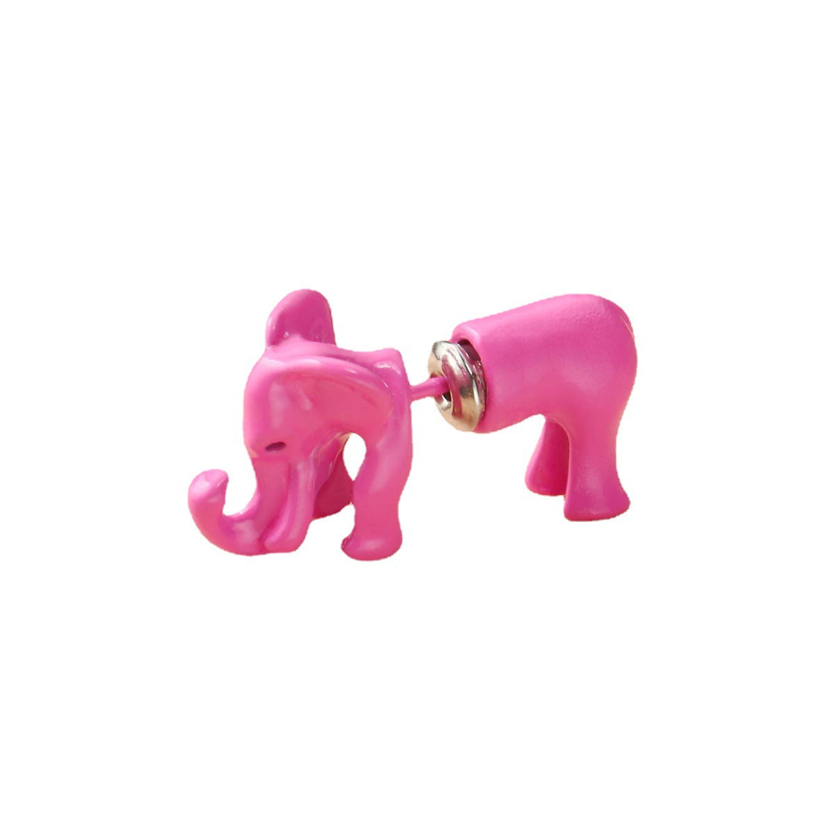 A Dark Wind Alloy Elephant Earrings from Maramalive™.