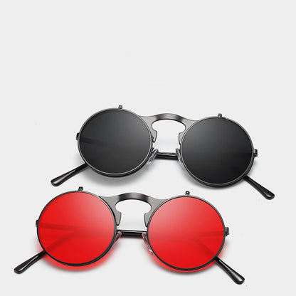 Retro Steampunk Flip Sunglasses For Men And Women