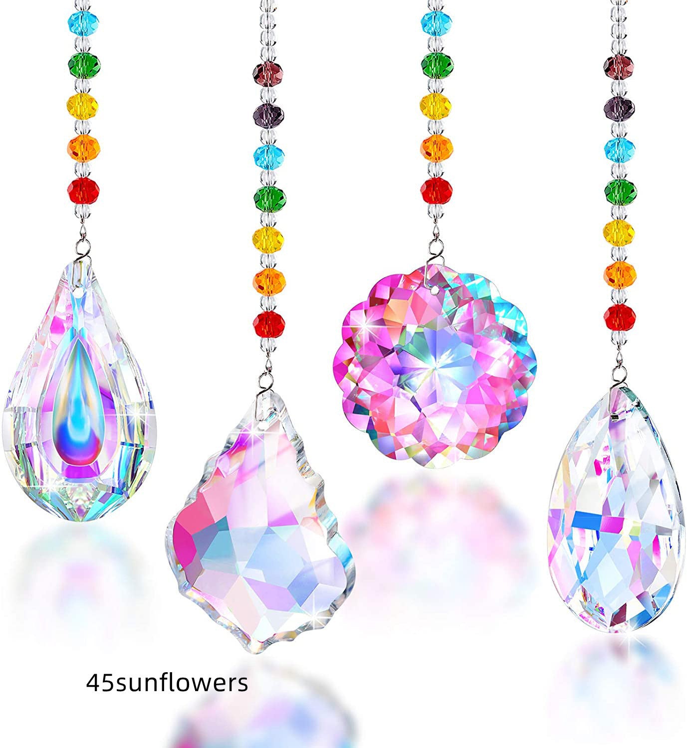 Maramalive™ Garden Chandelier Crystal Accessories Crystal Sun Catcher earrings in a gift box.