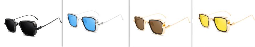 Sunglasses men's retro thick edge
