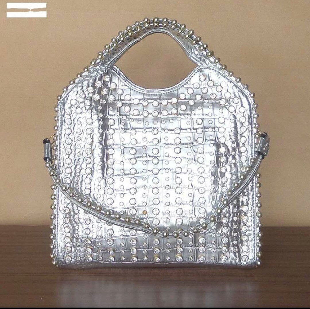 Hand-held Messenger Bag Fashion Diamond Studded Rhinestones