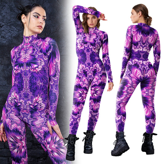 Women's Digital Printing One-piece Suit