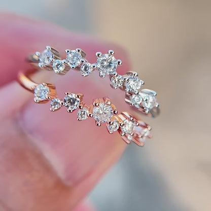 Moissanite Bubble Rings for Women: Affordable Luxury Jewelry